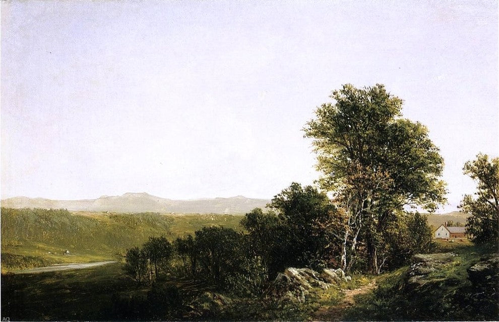 David Johnson A Lush Summer Landscape, 18"x27" Wall Decal Print