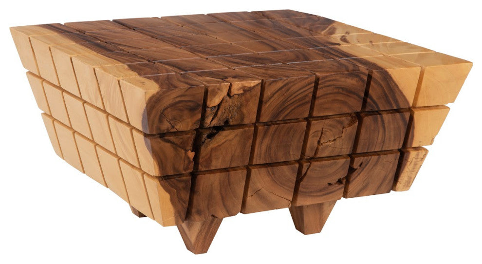 Cubed Coffee Table, Natural