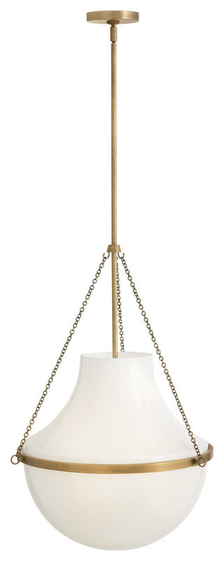 Hinkley Collins Large Pendant, Heritage Brass