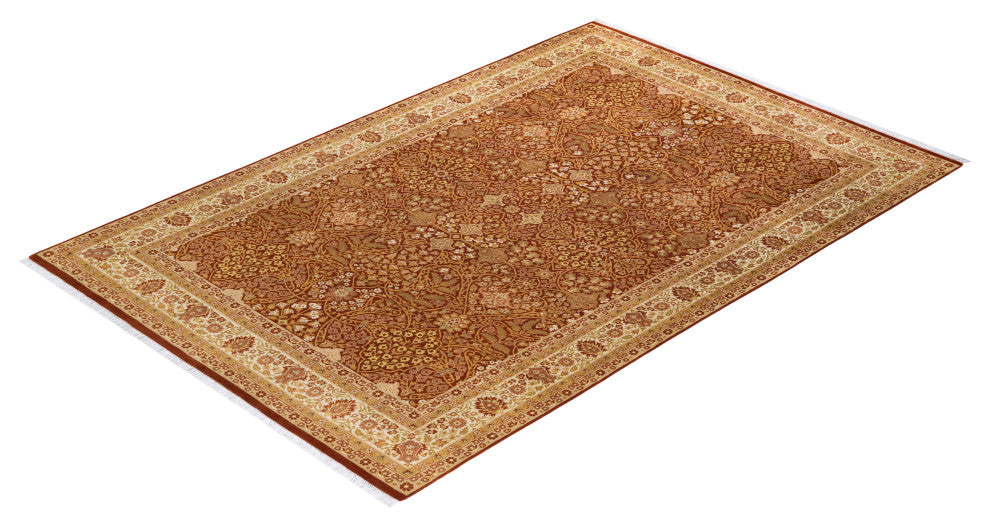 MOGUL, Hand Knotted Area Rug 9' 2" X 6' 1"