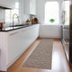 Indoor/Outdoor Laidley LA1 Chocolate Machine Washable 2'3" x 12' Rug