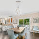 Thalia 5-Light Silver Cluster Pendant