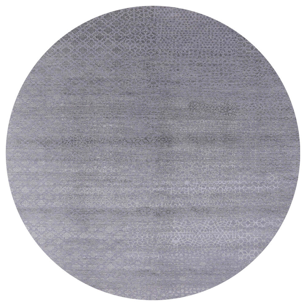 Ahgly Company Indoor Round Mid-Century Modern Area Rugs, 6' Round