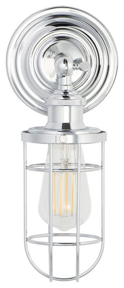 Siena Bathroom Vanity Light With LED Bulb, Chrome