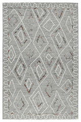 Berlin Tania Area Rug, Light Gray, 5' x 8', Geometric