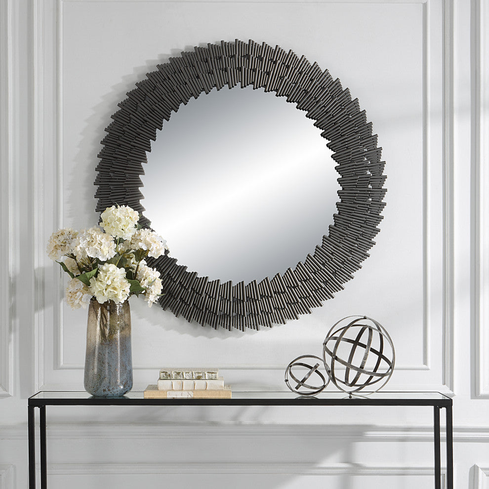 Uttermost 09848 Illusion Modern Round Mirror