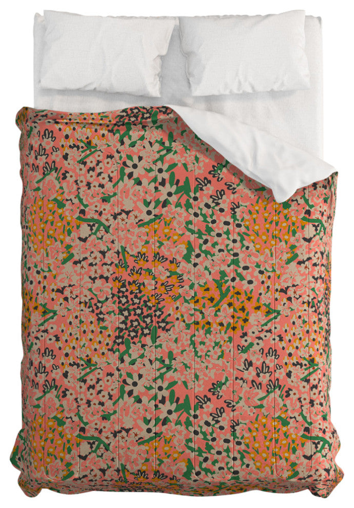 Deny Designs Holli Zollinger Bengal Maya Floral Bed in a Bag, Queen