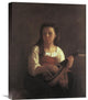 "The Mandolin Player 1868" Stretched Canvas Giclee by Mary Cassatt, 17"x22"