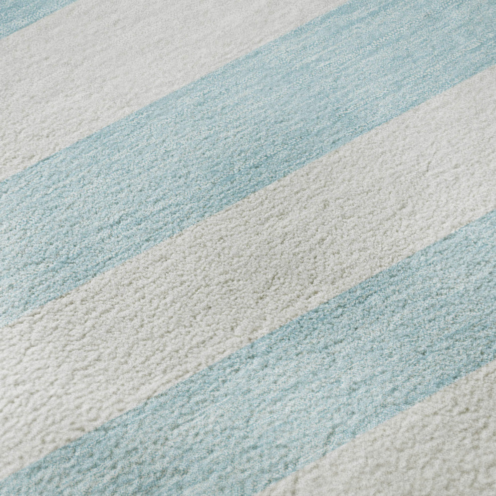 Premium Machine Washable Mayfield AMF528 Sky 5' x 7'6" Rug