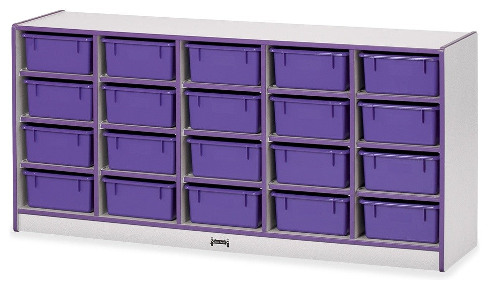 Rainbow Accents Mobile Tub Storage