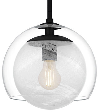 Quoizel QPP6774 Eslinger 10"W Mini Pendant - Matte Black