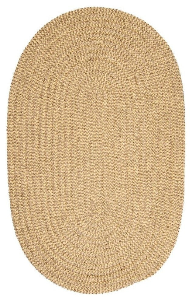 Softex Check CX13 Pale Banana Check Traditional Area Rug, Round 6'x6'