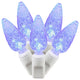 Vickerman X6W8502 Blue Led Light On White Wire, Christmas Light Strand