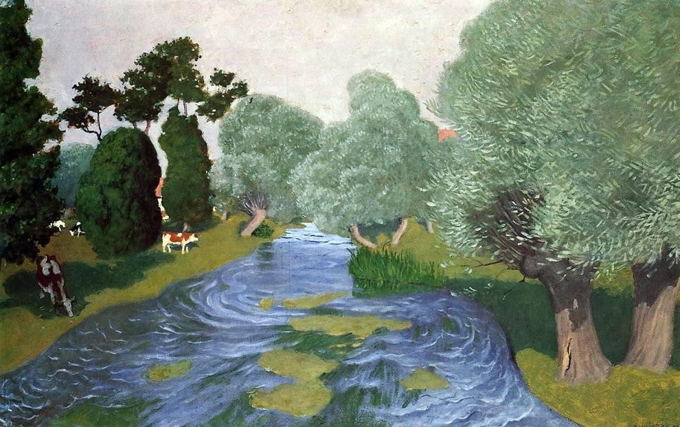 Felix Vallotton Landscape at Arques-la-Bataille Wall Decal Print