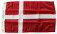 Denmark, 12"x18" Nylon Flag