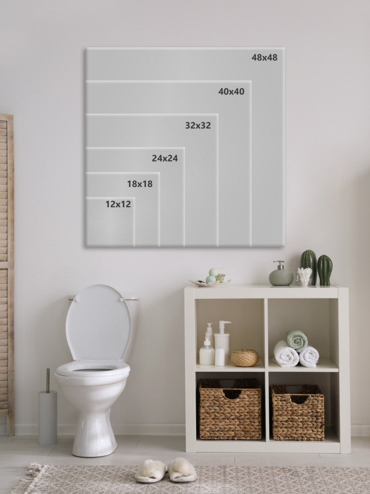 "Laundry Care Icons" Framed Painting Print, 18x18