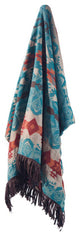 Turquoise Chamarro Throw