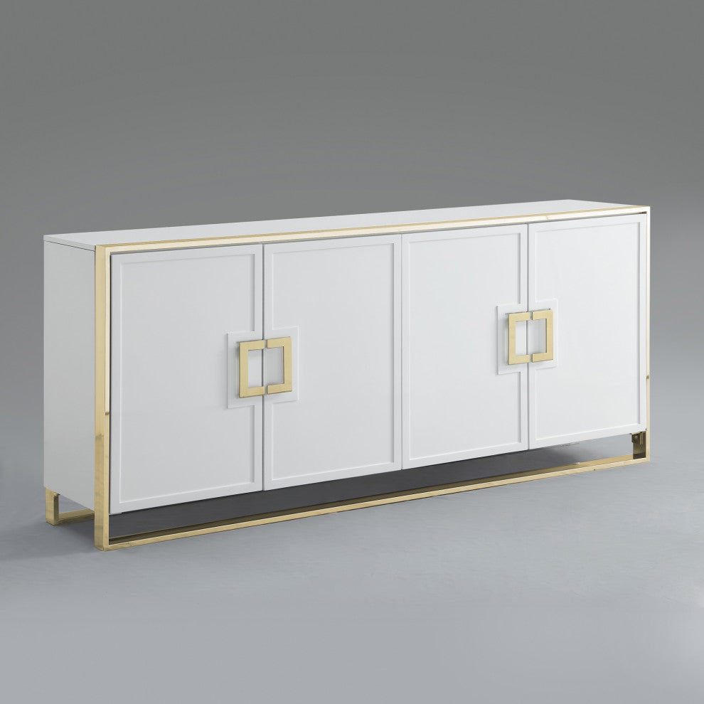 Ori Sideboard, 4 Doors, White