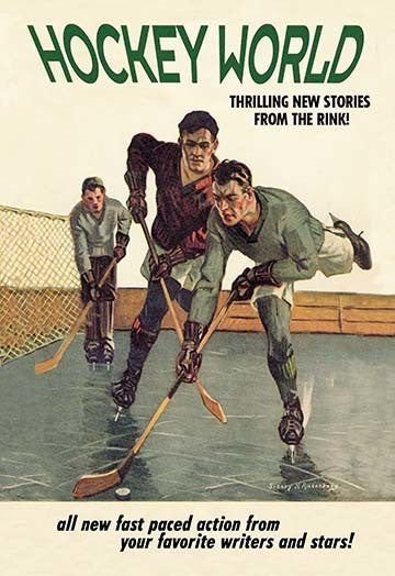 "Hockey World", 24"x36", Fine Art Giclee Print