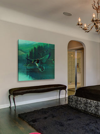 "Mallard Duck" Painting Print on Wrapped Canvas