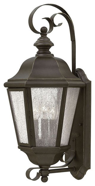 Hinkley Edgewater Medium Wall Mount Lantern, Oil Rubbed Bronze