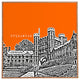 Deny Designs Bird Ave Princeton University Orange Framed Wall Art