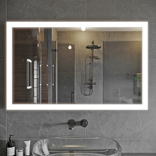 Gabriella Modern LED Bathroom Vanity Mirror, 30"x48"