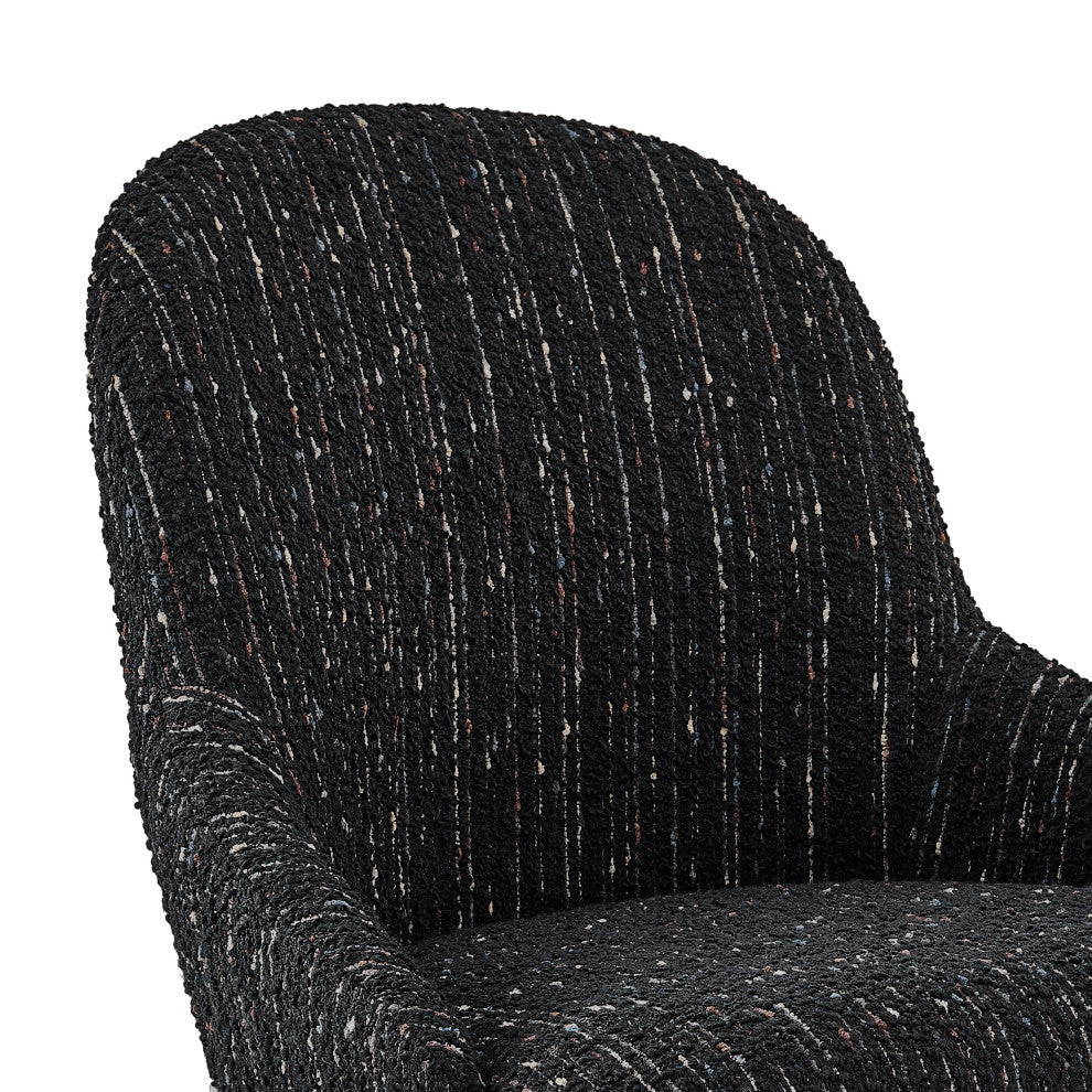 Katrisa Fabric Dining Side Chair,, Set of 2, Zenith Black