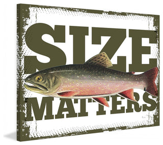 "Size Matters" Painting Print on Canvas by Saturday Evening Post