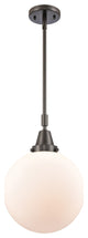 INNOVATIONS LIGHTING 447-1S-SN-G201-10-LED Beacon Mini Pendant, Oil Rubbed Bronz
