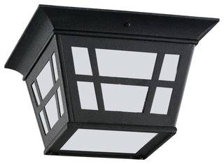 Generation Lighting 79131 Herrington 2 Light 11"W Outdoor Flush - Black