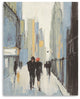 20" x 16" Watercolor Walk, the City Canvas Wall Art