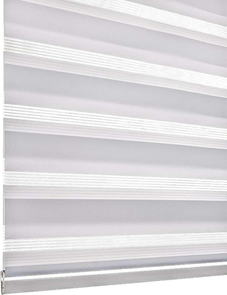 Sheer Zebra Shade, White, 35x84