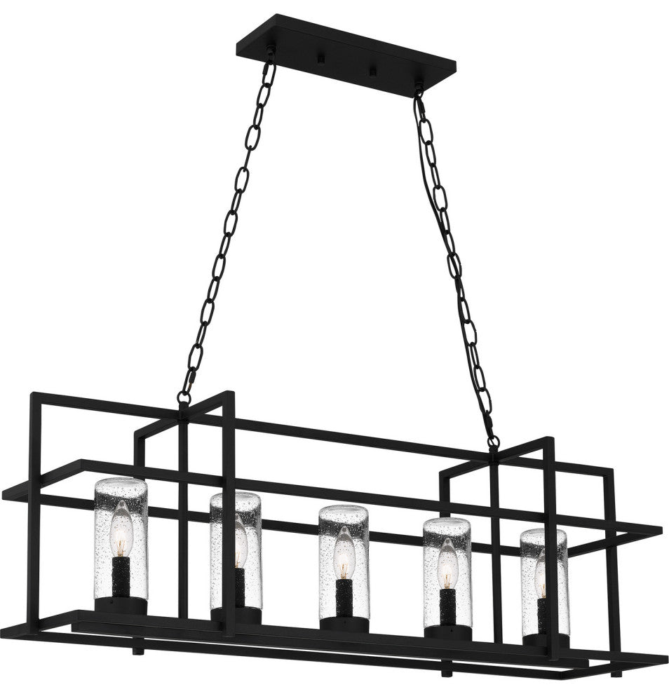 Quoizel DMN537EK 5-Light Island Chandelier, Damien