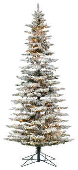 Vickerman A895081Led 9' Flocked Utica Christmas Tree, Warm White Lights