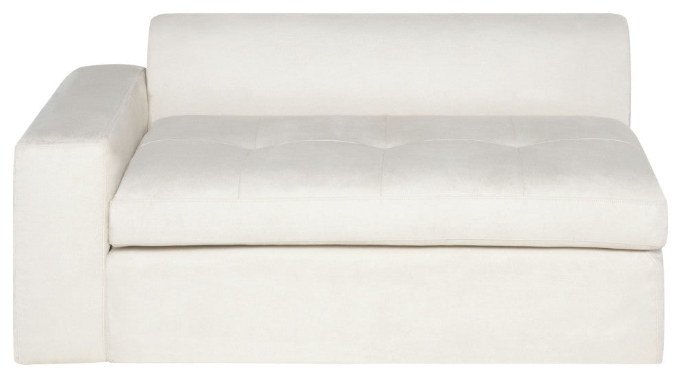 Lola Champagne Microsuede Fabric Modular Sofa, HGSN341