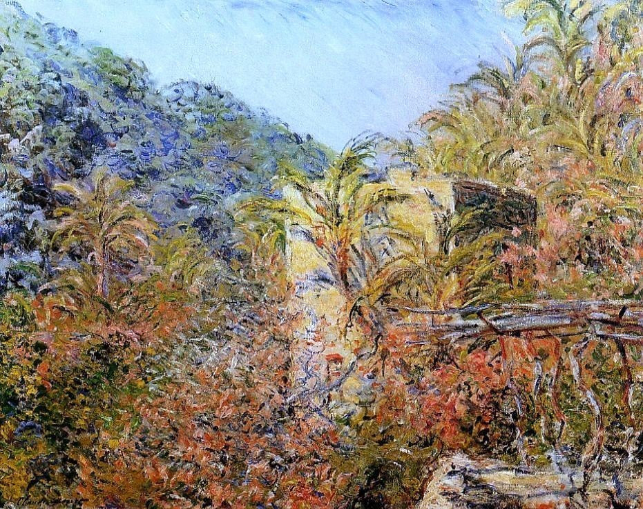 Claude Oscar Monet The Valley of Sasso Sunshine Wall Decal Print