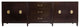 Facets Modern 107" Credenza, Heron