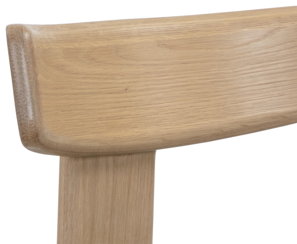 Horton Dining Chair, Rustic Oak, Forest Green, Set of 2