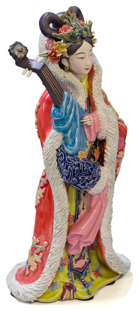 Chinese Porcelain Figurine, Lady Zhao Jun