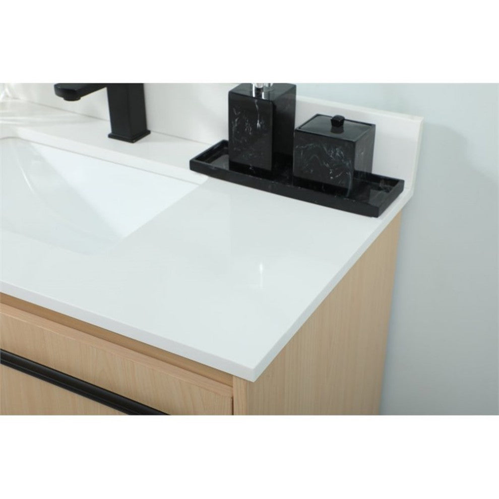 Elegant Decor Sloane Bathroom Vanity Maple