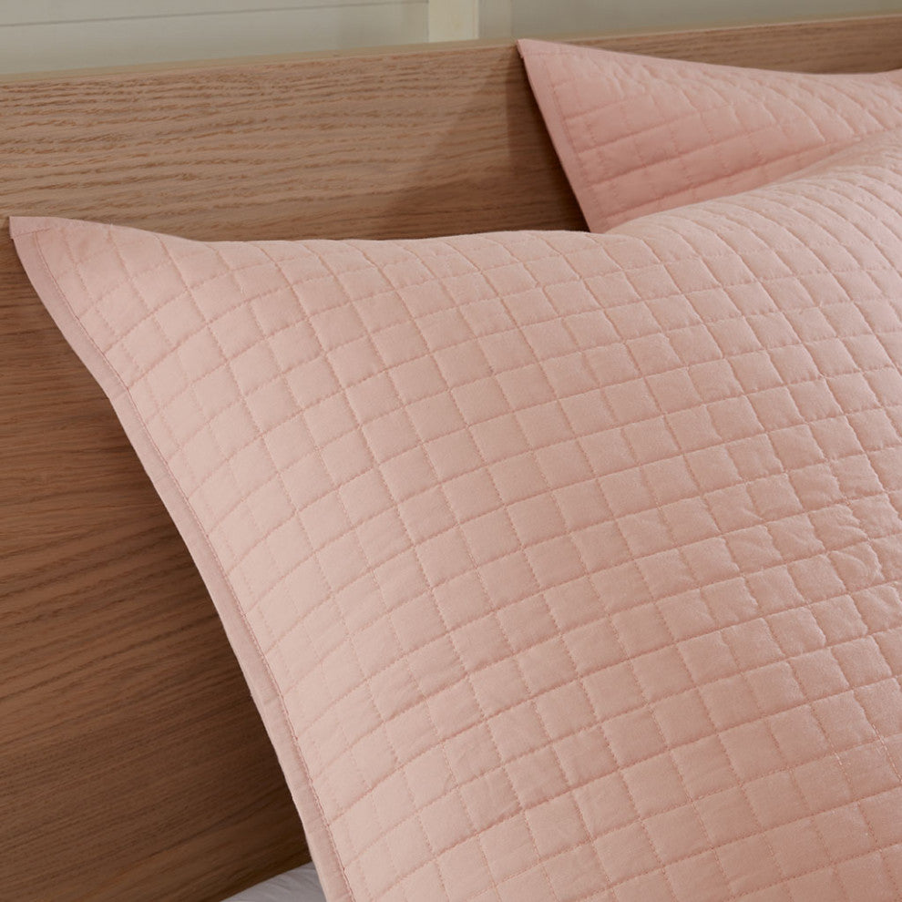Urban Habitat Brooklyn Pom-Pom 7-Piece Duvet Cover Set, Pink