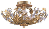 Paris Market 6 Light Gold Semi-Flush