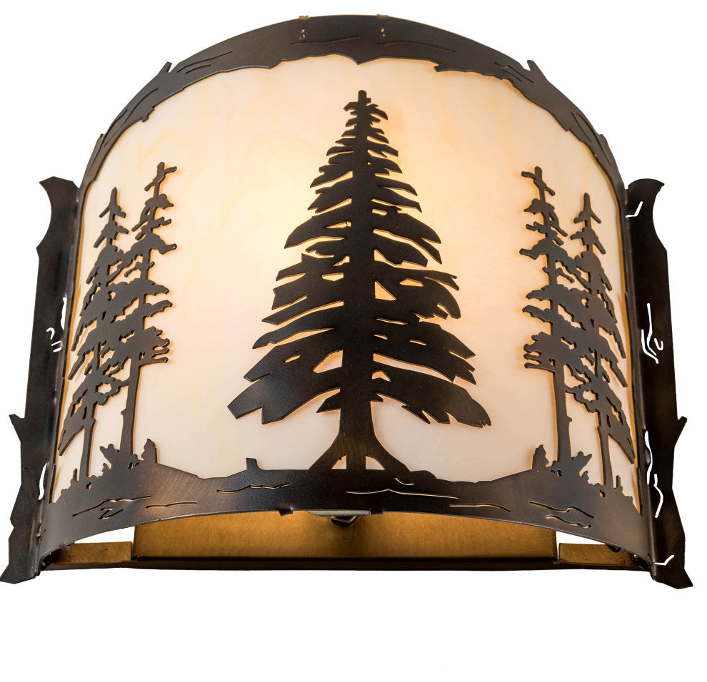 12 Wide Tall Pines Wall Sconce