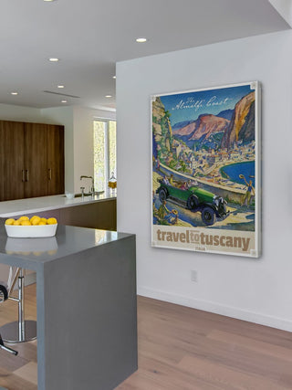 "The Almalfi Coast" Painting Print on Wrapped Canvas