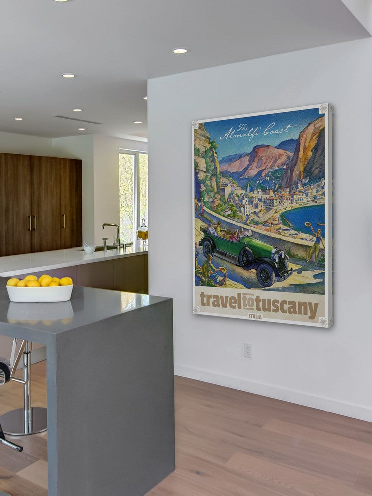 "The Almalfi Coast" Painting Print on Wrapped Canvas