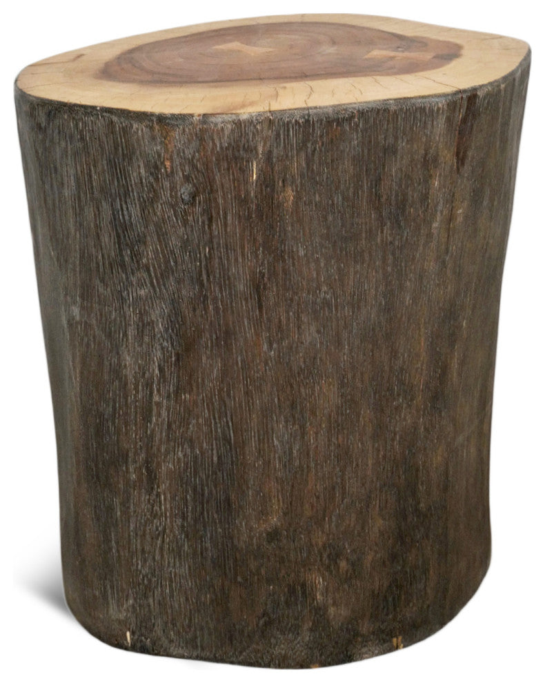 Blackened Stump Side Table