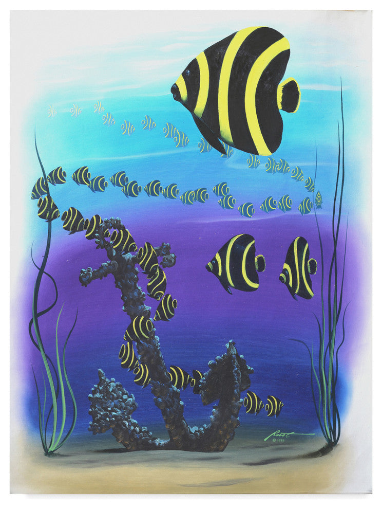 "Angelfish" by D. Rusty Rust, Canvas Art