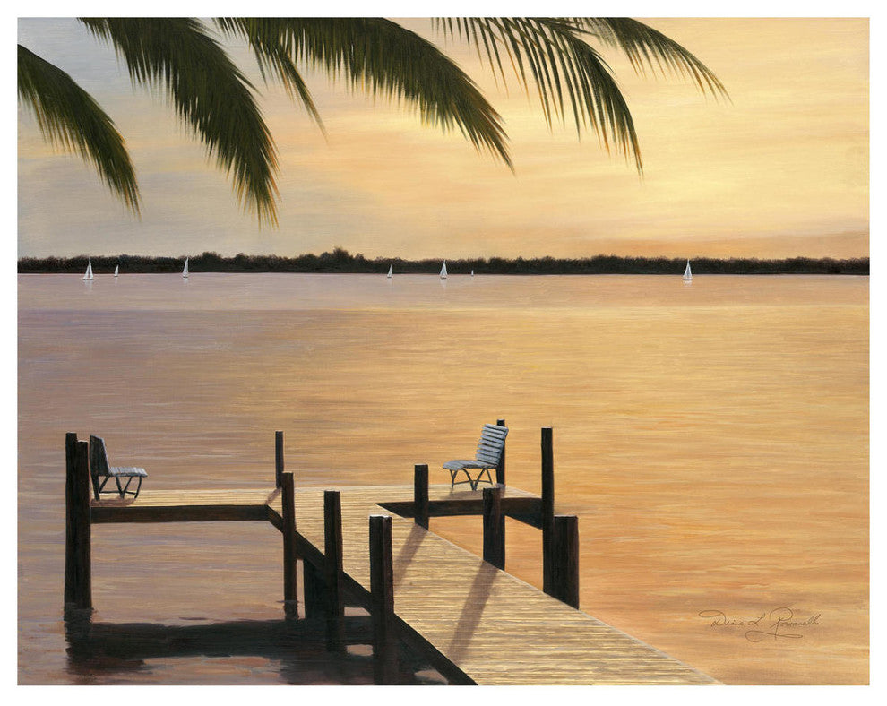 "Dream River" Digital Paper Print by Diane Romanello, 37"x30"