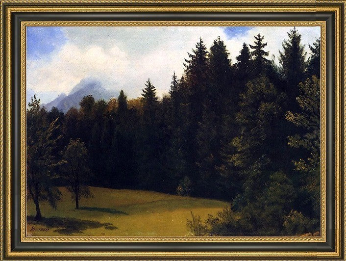 Albert Bierstadt Mountain Resort Framed Premium Canvas Print, 16"x24"